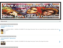 Tablet Screenshot of carnavalhuelva.com